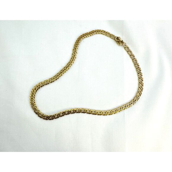 Stunning Vintage Cuban Style Chain Necklace - Picture 4 of 5